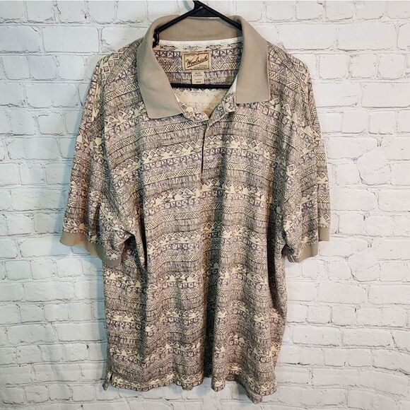 Men's Vintage Woolrich polo shirt, size XL - Picture 1 of 3